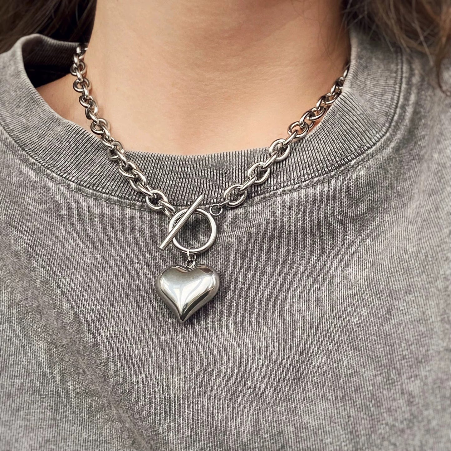 Locked in Love 18” Necklace