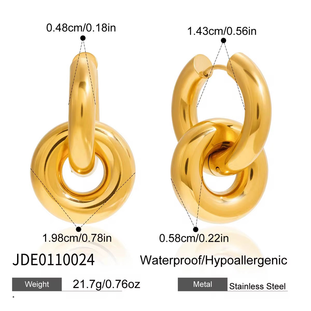 Double Link Hoops