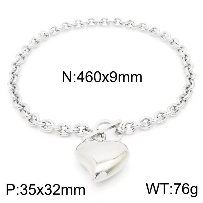 Locked in Love 18” Necklace