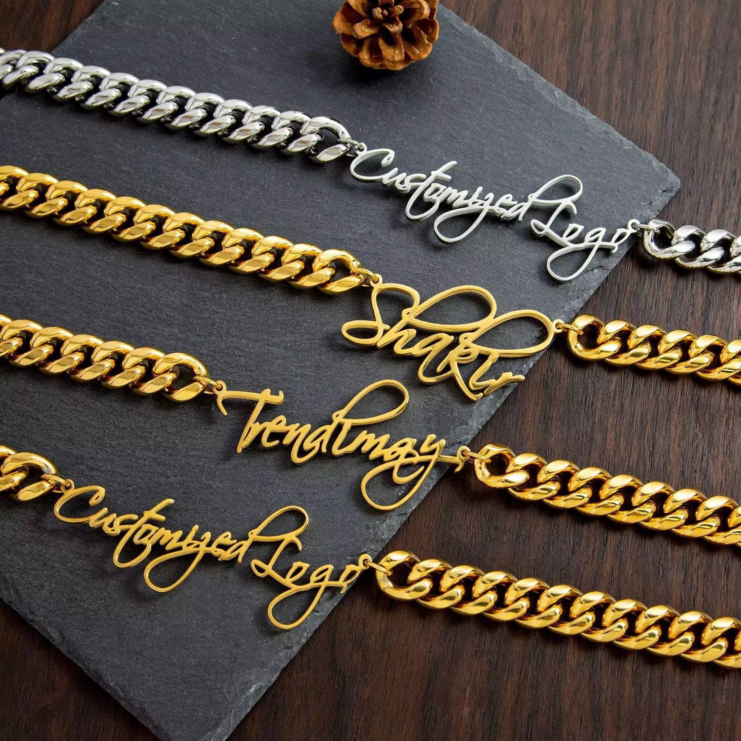 Luxe Link Nameplate