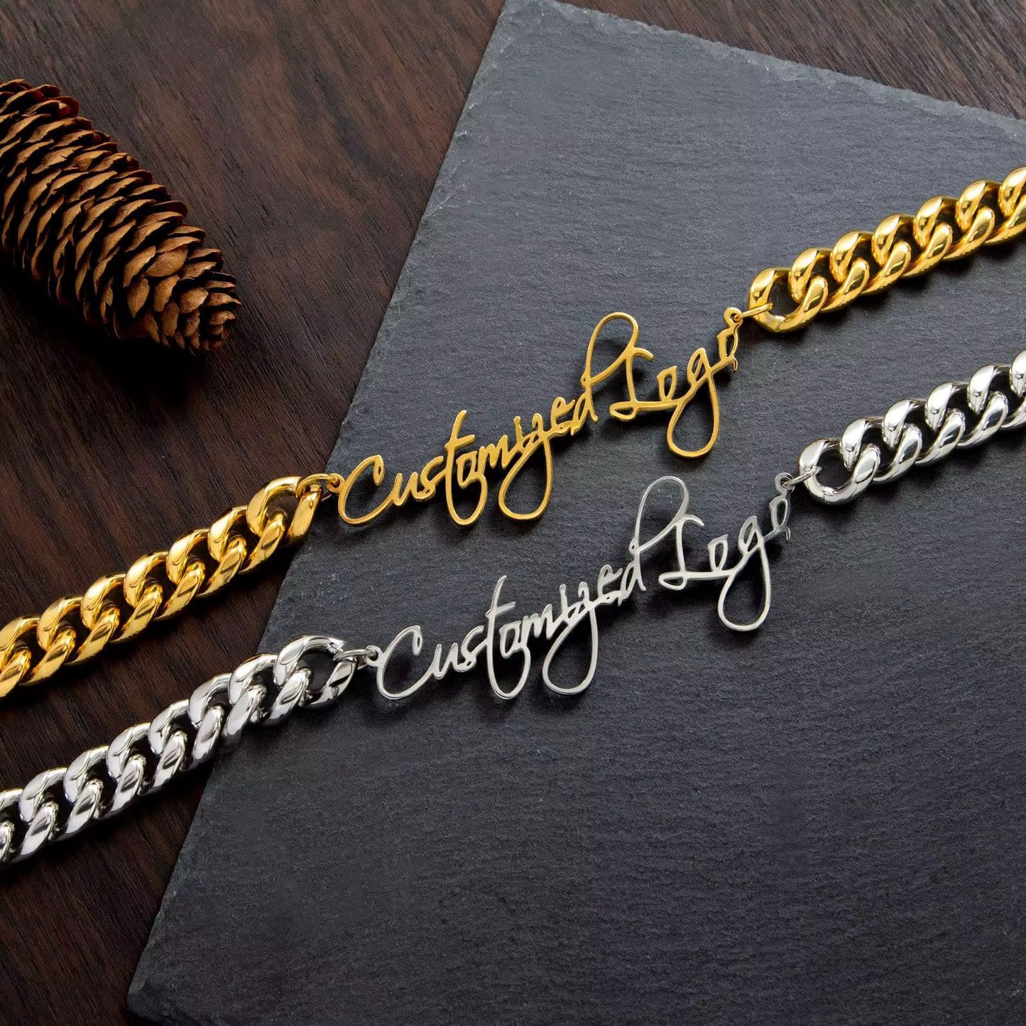 Luxe Link Nameplate