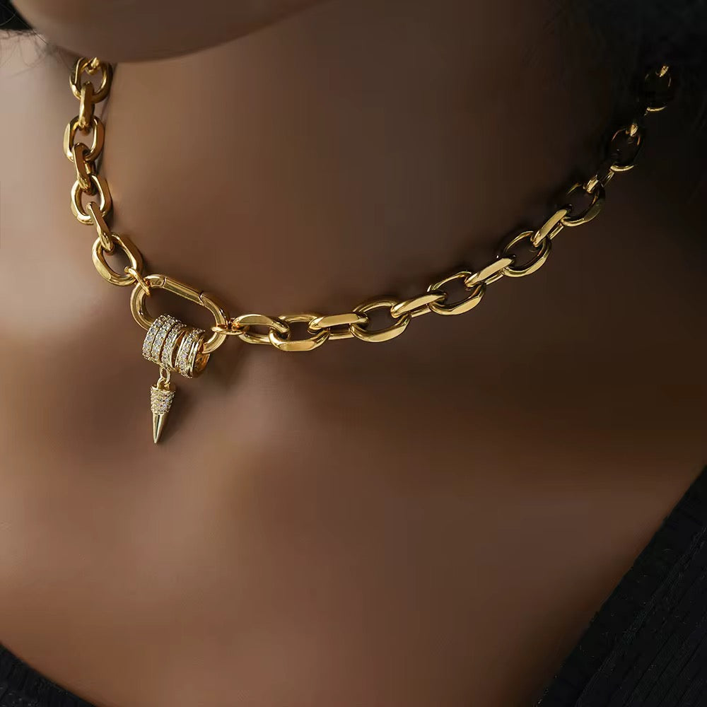 Chunky Charm Necklace