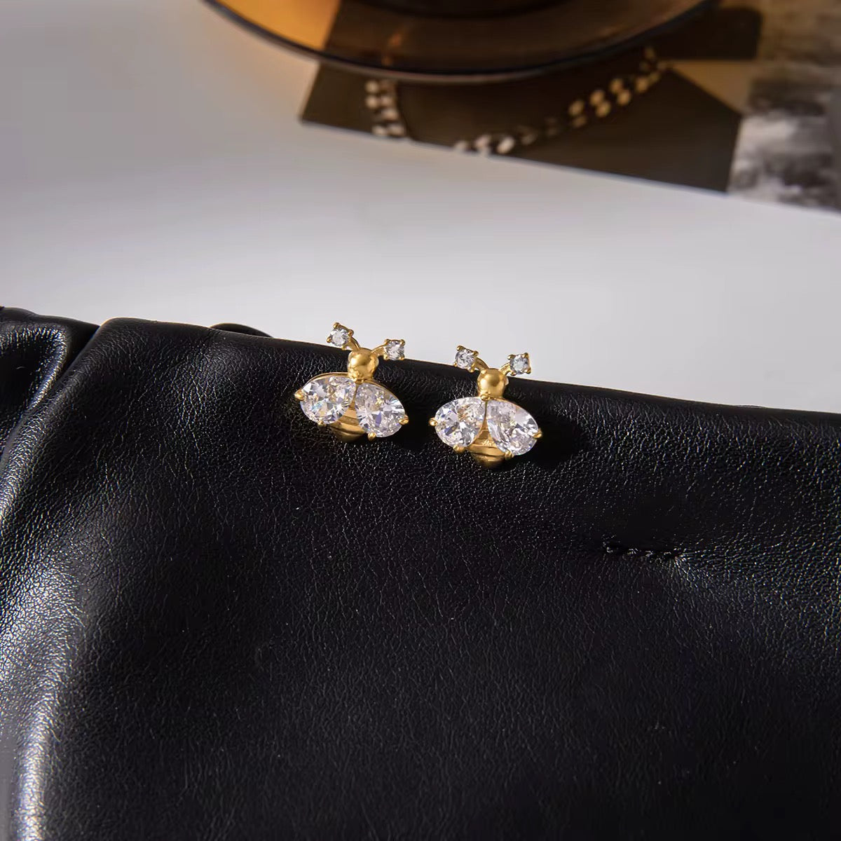 Queen Bee Sparkle Studs