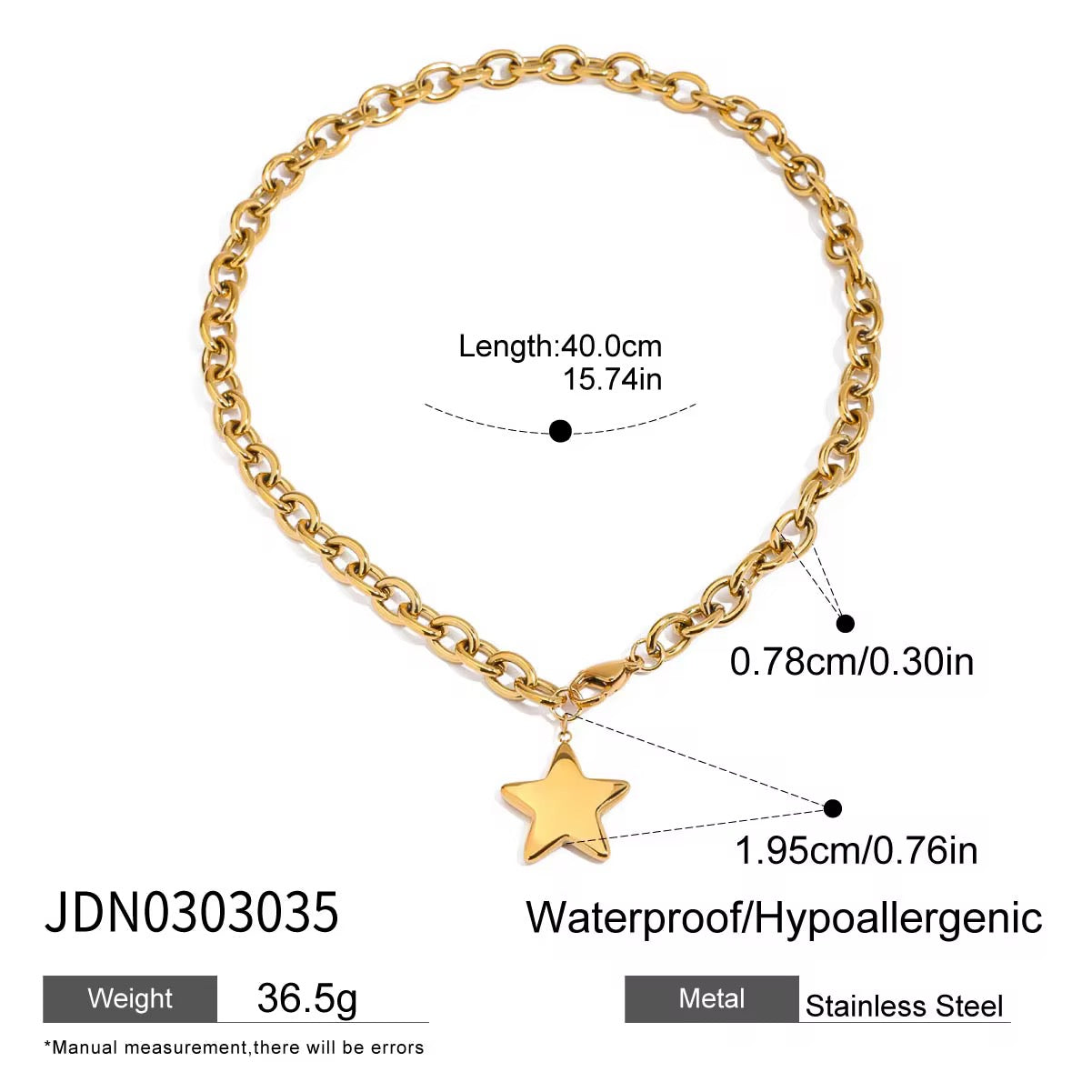 That Girl Superstar Necklace